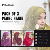 Pack of 3 Hijabs | Pearl Hijab Bundle