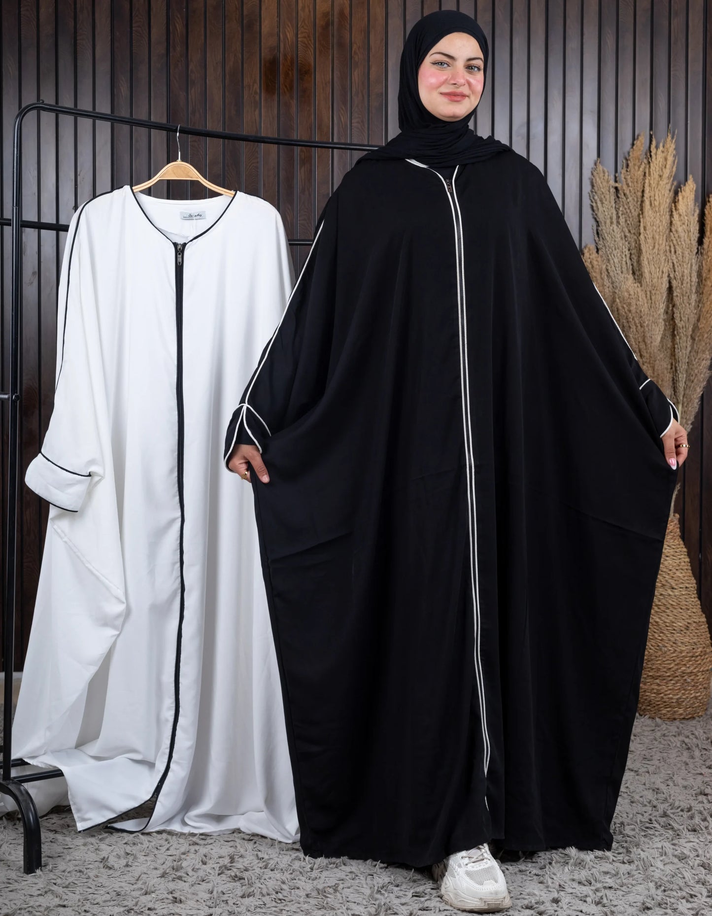 Zipper Shrug Abaya