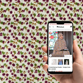 Printed Namaz Chadar - Design Code #FL-NC0034