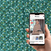 Printed Namaz Chadar - Design Code #FL-NC0062