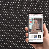 Printed Namaz Chadar - Design Code #FL-NC0065