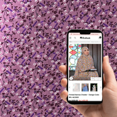 Printed Namaz Chadar - Design Code #FL-NC0066