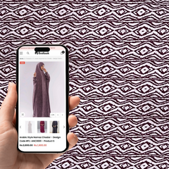 Arabic Style Namaz Chadar - Design Code #FL-ANC0117