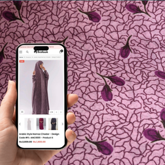 Arabic Style Namaz Chadar - Design Code #FL-ANC0147