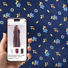 Arabic Style Namaz Chadar - Design Code #FL-ANC0113