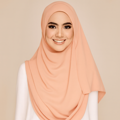 Instant Double Loop Hijab - Design Code: IH-0029