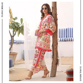 Printed 2-Piece Co-ord Set (Shirt & Trouser) | Bloom Edition - FL-BE0007