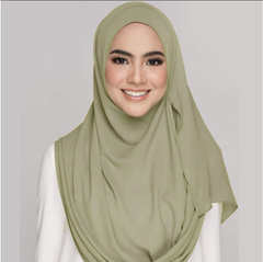 Instant Double Loop Hijab - Design Code: IH-0018