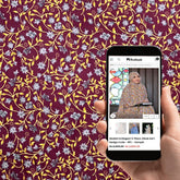 Printed Namaz Chadar - Design Code #FL-NC0037