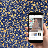 Printed Namaz Chadar - Design Code #FL-NC0039