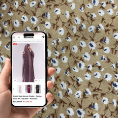 Arabic Style Namaz Chadar - Design Code #FL-ANC0080