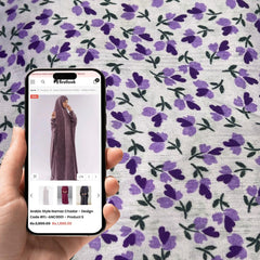 Arabic Style Namaz Chadar - Design Code #FL-ANC0109