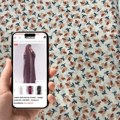 Arabic Style Namaz Chadar - Design Code #FL-ANC0112