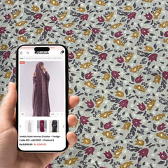 Arabic Style Namaz Chadar - Design Code #FL-ANC0098