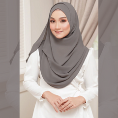 Grey Instant Scarf - Color Code: IH-0002