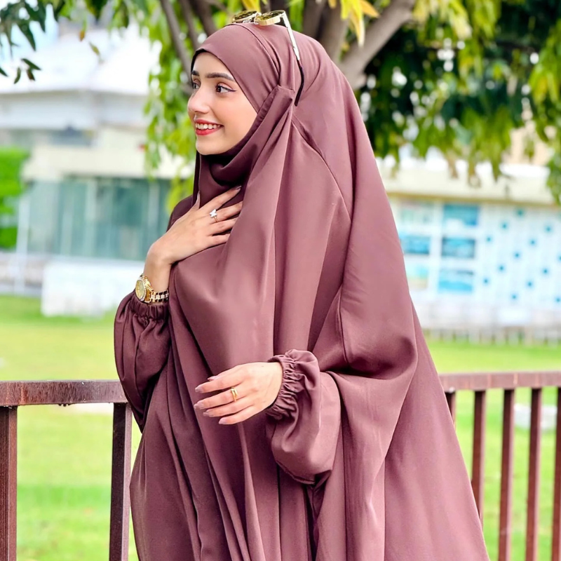Modest & Elegant 3-Piece Jilbab Set | Design Code - #Fl - JB0011