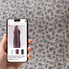 Arabic Style Namaz Chadar - Design Code #FL-ANC0119