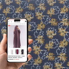 Arabic Style Namaz Chadar - Design Code #FL-ANC0124