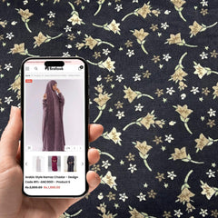 Arabic Style Namaz Chadar - Design Code #FL-ANC0123