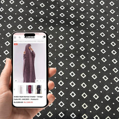 Arabic Style Namaz Chadar - Design Code #FL-ANC0127