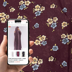 Arabic Style Namaz Chadar - Design Code #FL-ANC0126