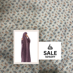 Arabic Style Namaz Chadar - Design Code #FL-ANC0181