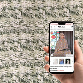 Printed Namaz Chadar - Design Code #FL-NC0009