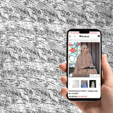 Printed Namaz Chadar - Design Code #FL-NC0010