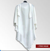 Single Layer Khimar with Free Niqab - Design Code: SLK-0005