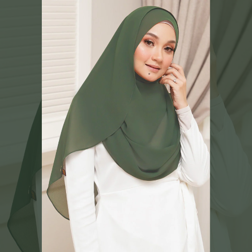 Neutral Green Scarf  - Color Code: IH-0018