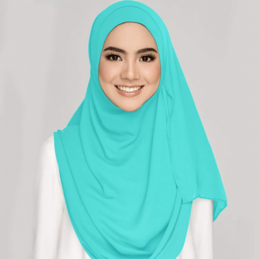 Instant Double Loop Hijab - Design Code: IH-0028