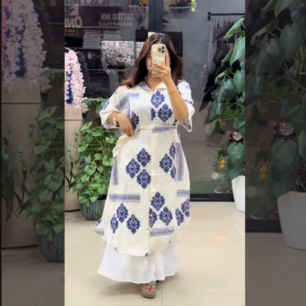 Chiffon Long Floral Printed Dress | Swag Edition (FL-PF009)