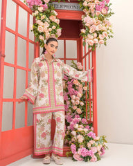 Printed 2-Piece Co-ord Set (Shirt & Trouser) | Bloom Edition - FL-BE0002