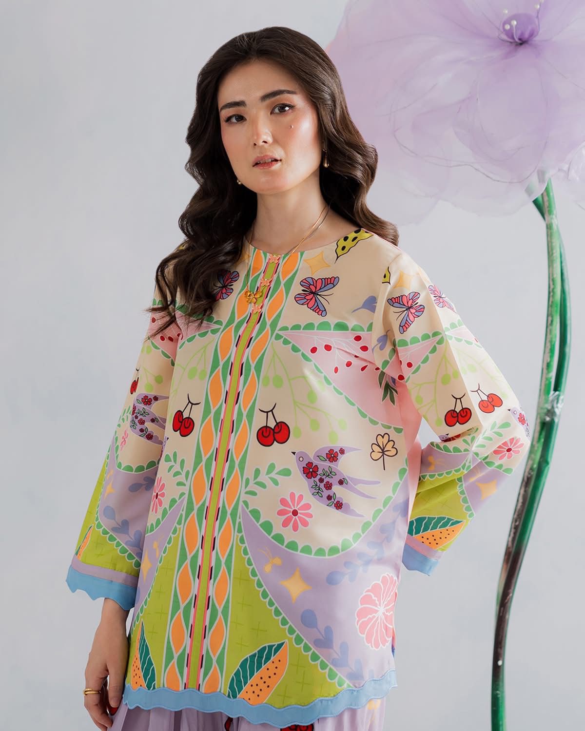 Printed 2-Piece Co-ord Set (Shirt & Trouser) | Bloom Edition - FL-BE0004