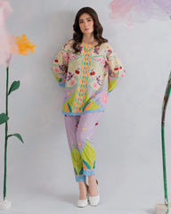 Printed 2-Piece Co-ord Set (Shirt & Trouser) | Bloom Edition - FL-BE0004