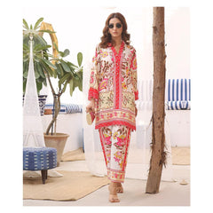 Printed 2-Piece Co-ord Set (Shirt & Trouser) | Bloom Edition - FL-BE0007