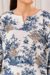 Printed 2-Piece Co-ord Set (Shirt & Trouser) | Bloom Edition - FL-BE0009