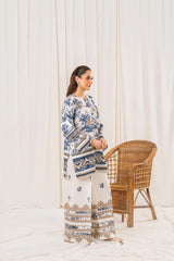 Printed 2-Piece Co-ord Set (Shirt & Trouser) | Bloom Edition - FL-BE0009