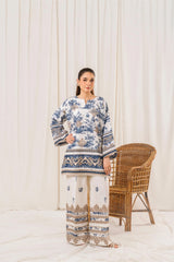 Printed 2-Piece Co-ord Set (Shirt & Trouser) | Bloom Edition - FL-BE0009