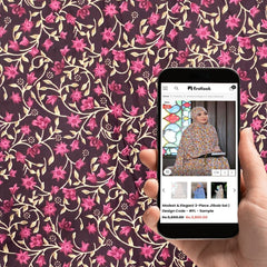 Printed Namaz Chadar - Design Code #FL-NC0044