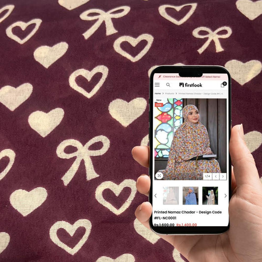 Arabic Style Namaz Chadar - Design Code #FL-ANC0183