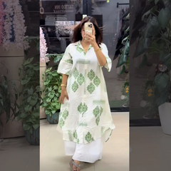 Chiffon Long Floral Printed Dress | Swag Edition (FL-PF009)