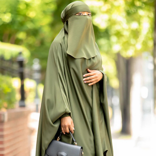 Modest & Elegant 3-Piece Jilbab Set | Design Code - #Fl - JB0008