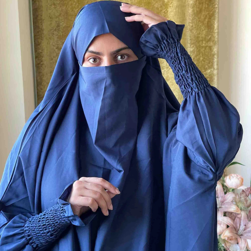 Modest & Elegant 3-Piece Jilbab Set | Design Code - #FL - JB0009