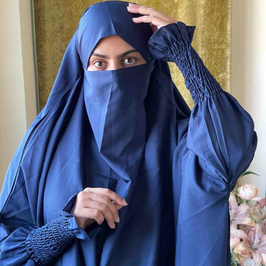 Modest & Elegant 3-Piece Jilbab Set | Design Code - #FL - JB0009