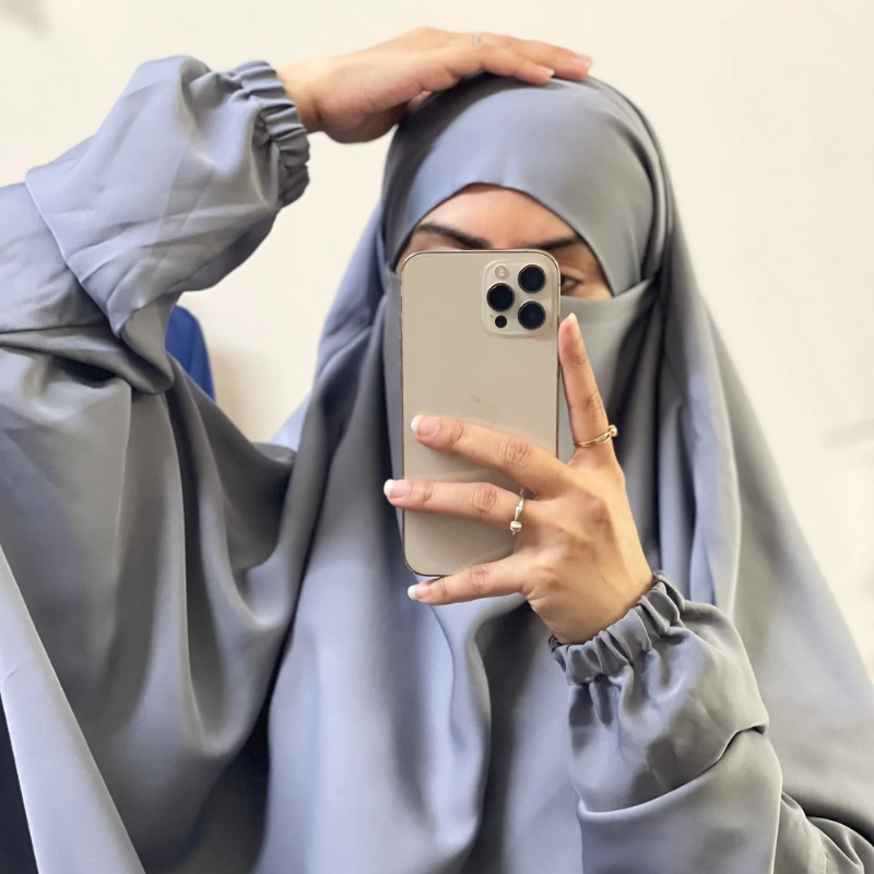 Modest & Elegant 3-Piece Jilbab Set | Design Code - #FL - JB0005