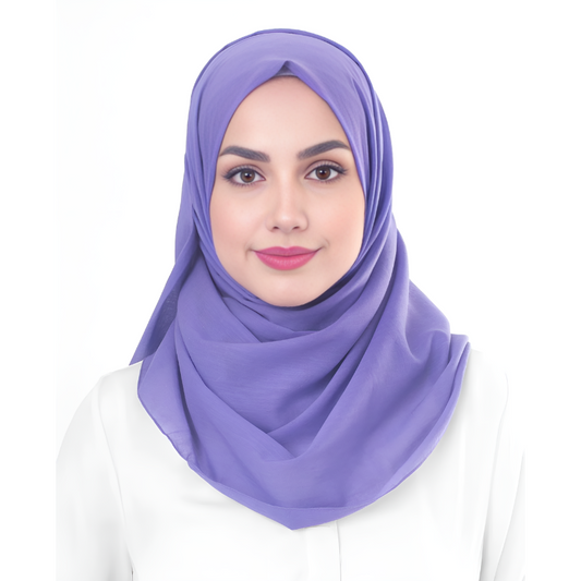 Instant Double Loop Hijab - Design Code: IH-0023