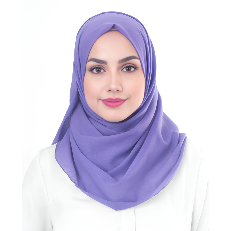 Instant Double Loop Hijab - Design Code: IH-0035