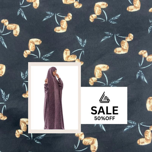 Arabic Style Namaz Chadar - Design Code #FL-ANC0179